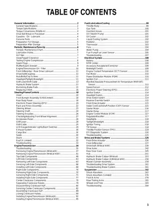 2014 Arctic Cat Wildcat X ROV,  Wildcat 4 ROV, Wildcat 4 X ROV service manual Preview image 3