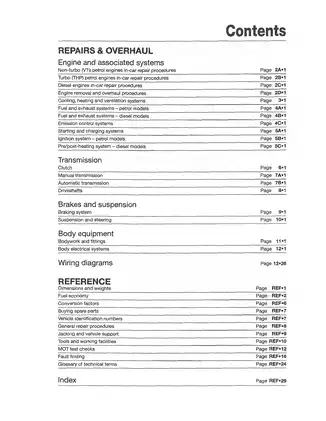 2007-2013 Peugeot 308 1.4l L, 1.6 L, petrol & diesel manual Preview image 2