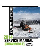 2014 Arctic Cat ZR, XF, M Series (5000, 7000, 9000) 4-Stroke Snowmobile Factory Service Manual (P/N 2603-614) – preview page 1