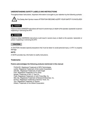 2004-2005 Polaris Trail Boss 330 Service Manual - Complete Vehicle Maintenance Guide Preview image 3