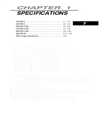 2004 Polaris Snowmobile PRO X Service Manual Preview image 5