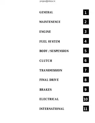 2007 Polaris Sportsman 700/800/800 X2 EFI Service Manual Preview image 3