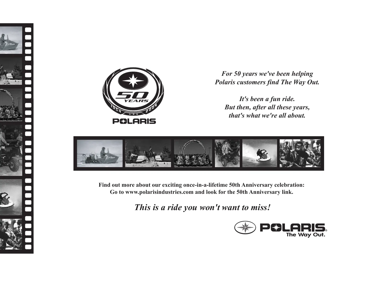 Polaris 2004 Polaris MSX110, MSX150 service and owners manual manual preview page 4 - thumbnail