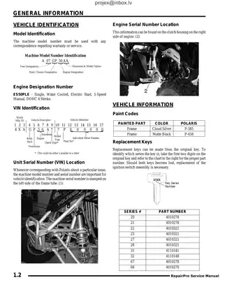 2006-2007 Polaris Outlaw 500 Service Manual & Repair Guide Preview image 4