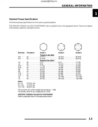 2006-2007 Polaris Outlaw 500 Service Manual & Repair Guide Preview image 5