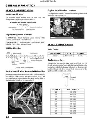 2008 Polaris Outlaw 450 MXR & 525 S/Irs Service Manual Preview image 2