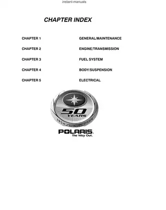 2005 Polaris Sportsman 90, Predator 50, Predator 90 ATV repair manual Preview image 1