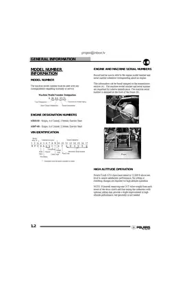 2006 Polaris Predator 50,  Predator 90, Sportsman 90 Youth ATV manual Preview image 2