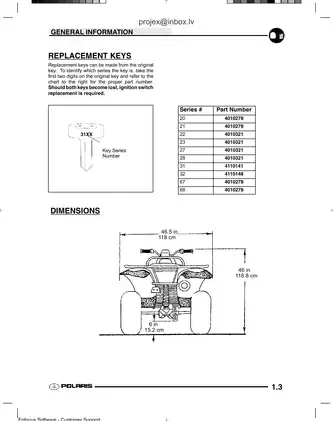 2003 Polaris Trailblazer 250, Trailblazer 400 ATV repair manual Preview image 5