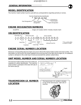 2009 Polaris TrailBoss 330, TrailBlazer 330 ATV repair manual Preview image 2