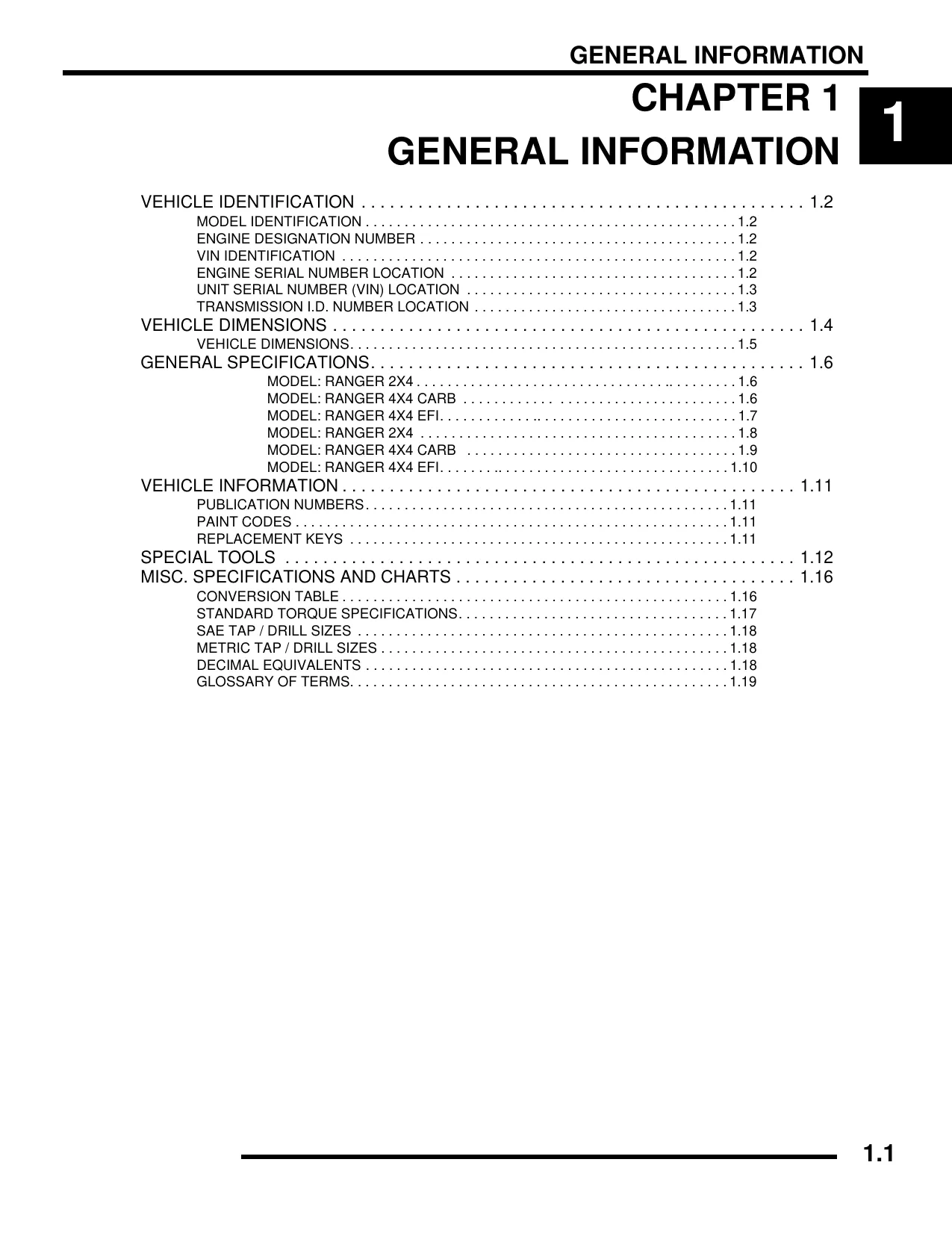 1999-2012 Polaris Ranger 500 EFI 2x4, 4x4, 6x6 repair manual Preview image 3