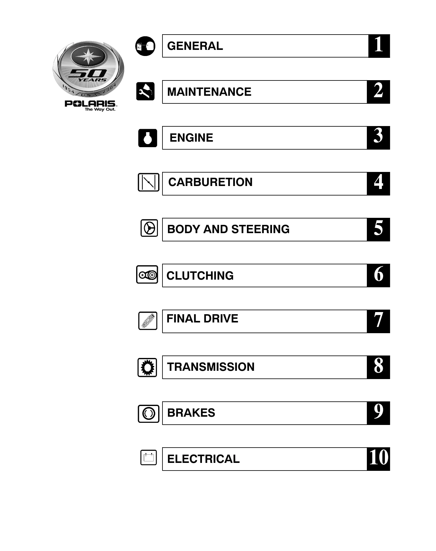 2004-2005 Polaris Scrambler 500 repair manual Preview image 4
