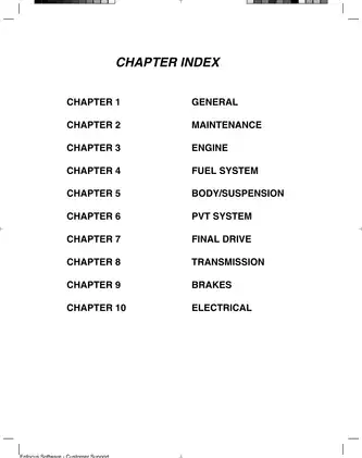 2002-2003 Polaris Trail Blazer 250, Trail Blazer 400 ATV service manual Preview image 4