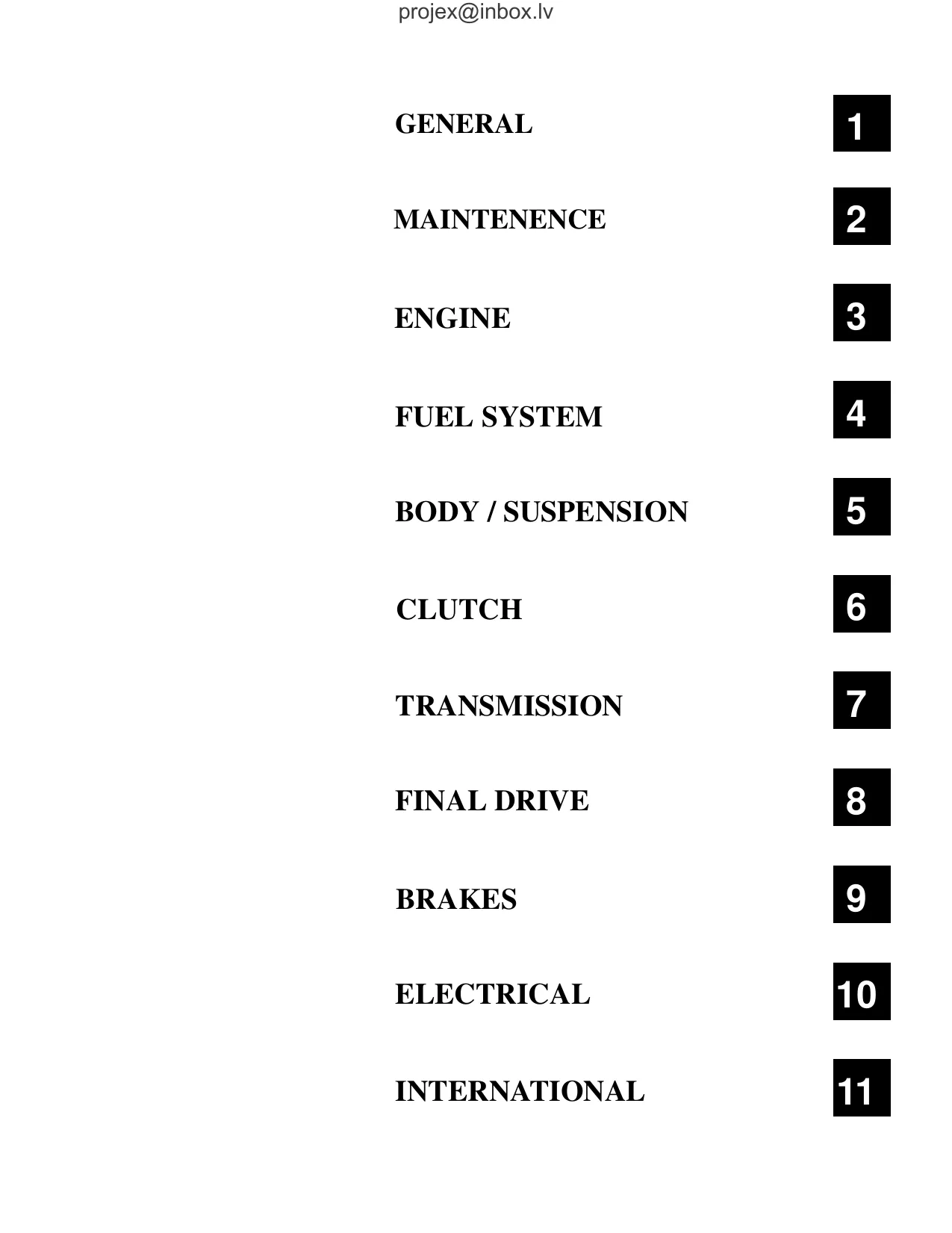 2007-2008 Polaris Sportsman 700 Twin EFI ATV repair manual Preview image 3