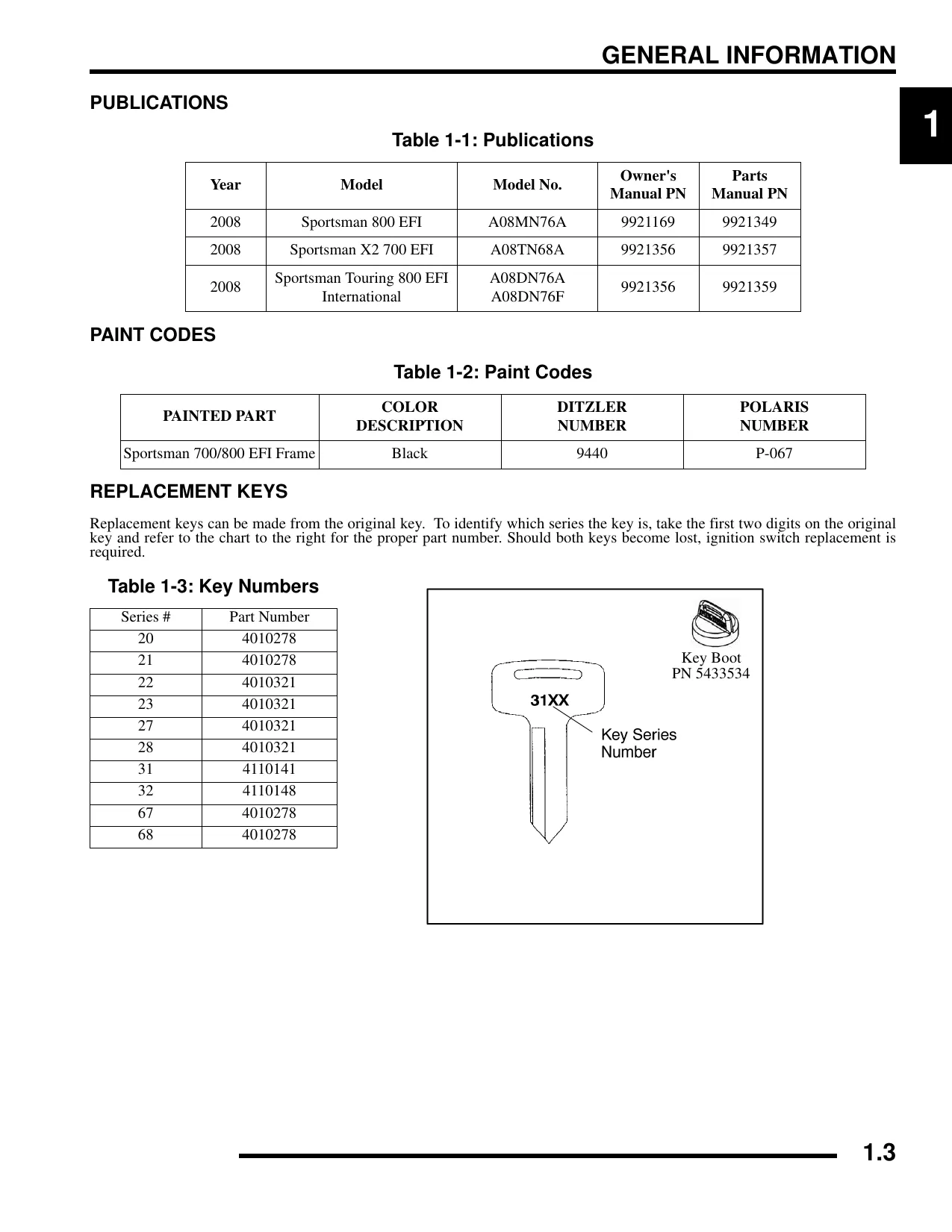 2007-2008 Polaris Sportsman 800 ATV manual Preview image 3
