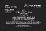 2008 Polaris Outlaw 525 IRS ATV Owner's Manual (P/N 9920972) – preview page 1