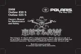 2008 Polaris Outlaw 450 S, Outlaw 525 S Owner's Manual (P/N 9921184) – preview page 1