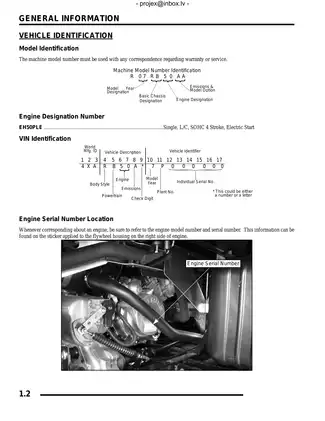 2005-2007 Polaris Ranger 500 EFI, CARB repair manual Preview image 3
