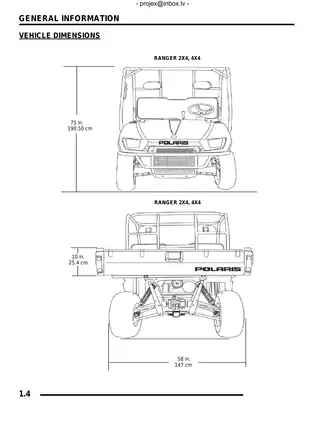 Polaris Ranger Maintenance and Service Manual (All Models) Preview image 5