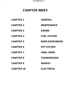 Polaris Sportsman 400 and 500 H.O. Service Manual (2002 Models) Preview image 2