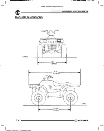 2002-2003 Polaris Sportsman 600, Sportsman 700 ATV repair manual Preview image 5