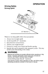 Polaris Sportsman 400, 500, 600, 700 2005 ATV Owner's Manual (P/N 9919412) – preview page 3