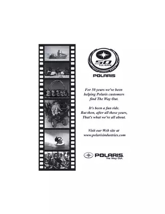 2005 Polaris Phoenix 200 owners manual Preview image 2