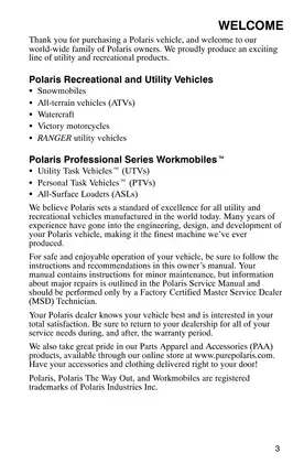 Polaris 2003 Scrambler 500 4x4 ATV Service Manual Preview image 5