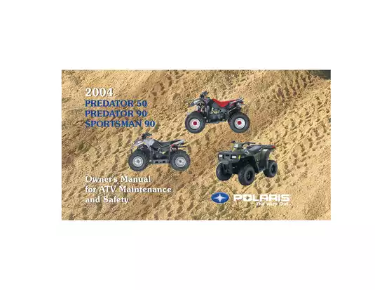 Polaris ATV Owner's Manual: Essential Safety and Maintenance Guide