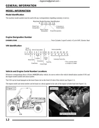 2009 Polaris Ranger 700 XP, HD, EFI ATV repair manual Preview image 2