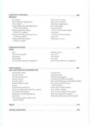 Polaris Sportsman 400, 500 & Xplorer 500 Service Manual (1996-On) manual page 4 preview Polaris Polaris Sportsman 400, 500 & Xplorer 500 Service Manual (1996-On) manual preview page 4 - thumbnail