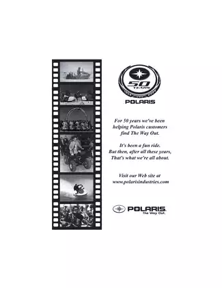 2005 Polaris Sportsman 800 EFI Owner's Manual - Complete Guide to Operational Safety and Maintenance Preview image 4