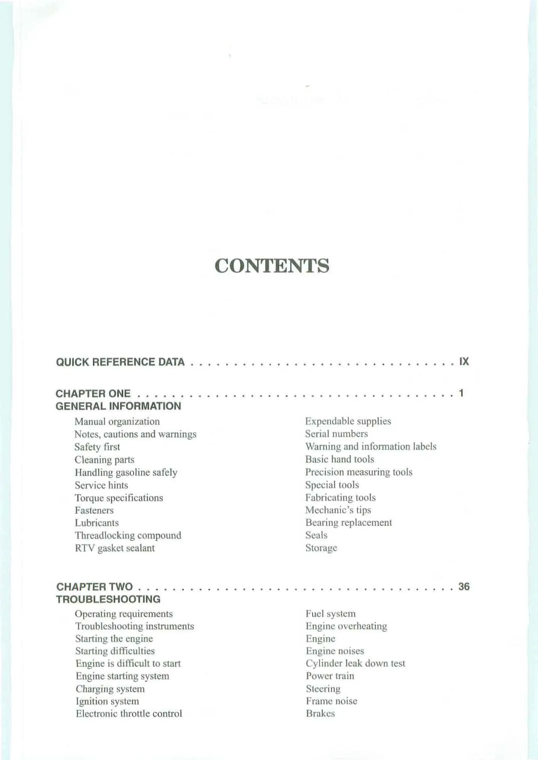2000-2003 Polaris Sportsman Xplorer 500, Sportsman Xplorer 400 repair manual