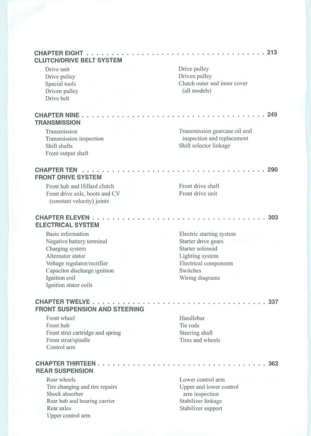 2000-2003 Polaris Sportsman Xplorer 500, Sportsman Xplorer 400 repair manual Preview image 3