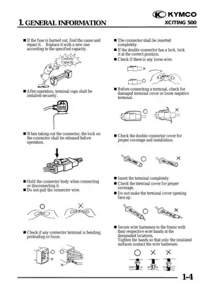 Kymco Xciting 500 scooter manual Preview image 5