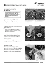 1985–1986 Kymco Xciting 500 Scooter Service Manual (PN 4121-LBA2-S00) – preview page 7