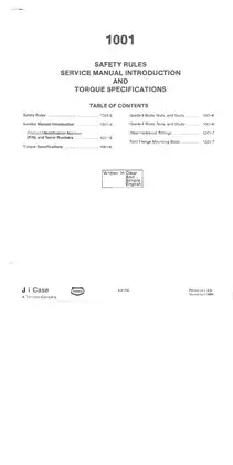 Case 580E Super E backhoe loader repair manual Preview image 3