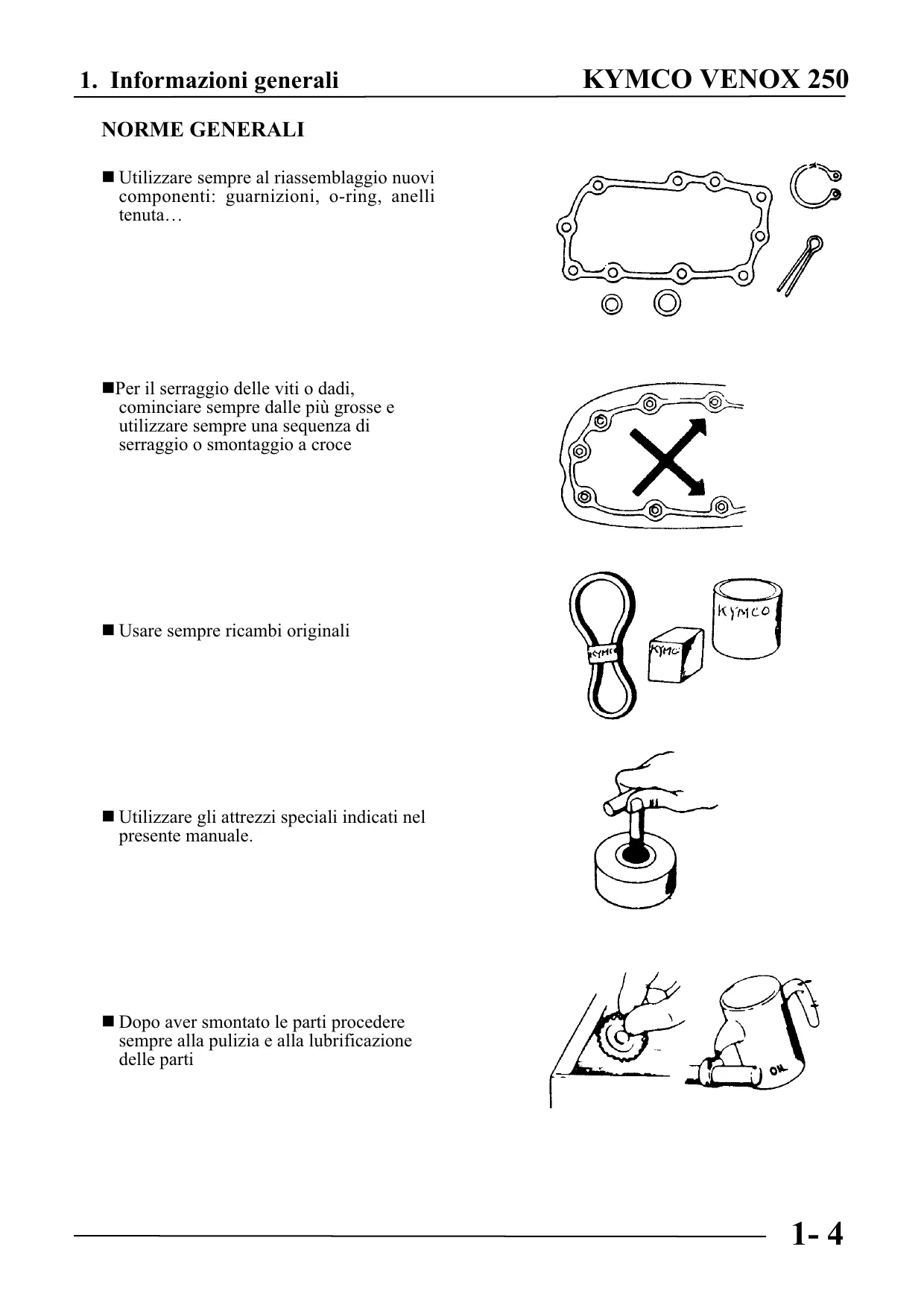 Kymco Venox 250 service manual Preview image 4