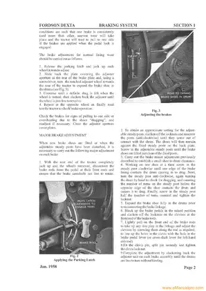 Fordson Dexta Tractor Workshop Manual - Complete Service Guide Preview image 4