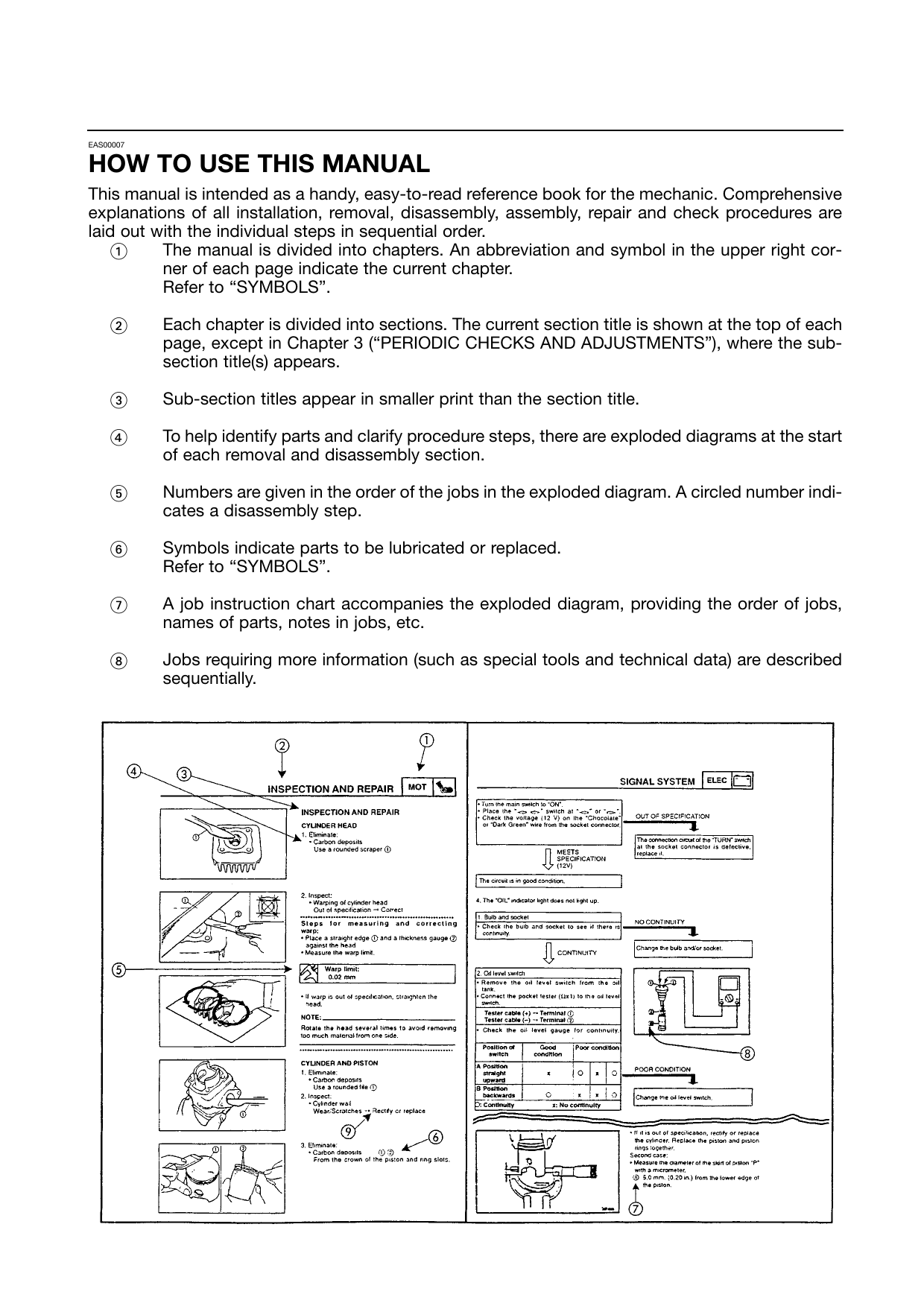 2005 Yamaha DT125X, DT125RE shop manual Preview image 3