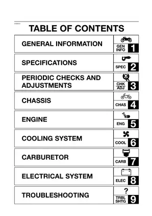 2005 Yamaha DT125X, DT125RE shop manual Preview image 5