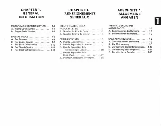 Yamaha Virago XV750SE, XV750 service manual