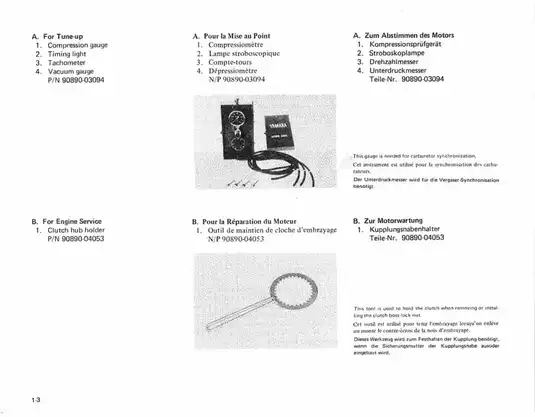 Yamaha Virago XV750SE, XV750 service manual Preview image 4