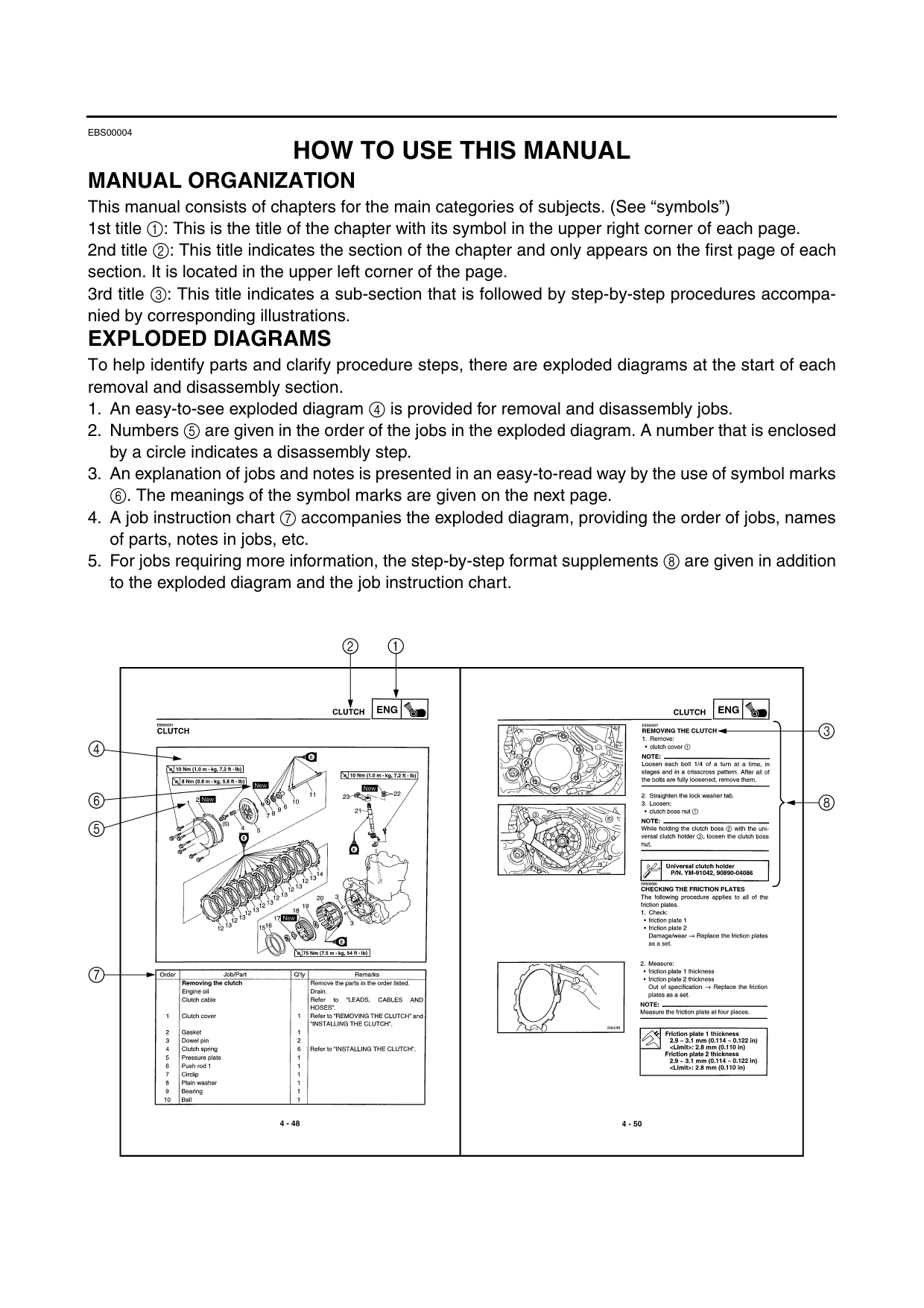 2005 Yamaha YFZ450S, Quad service manual Preview image 5