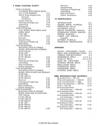 Comprehensive Outboard Engine Service Manual 2006 - Repair & Maintenance Guide Preview image 4