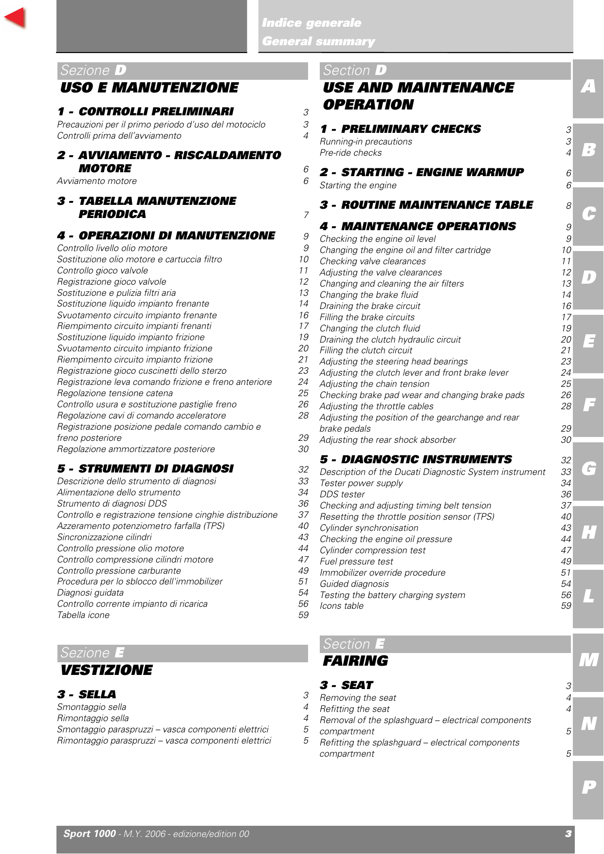 2006 Ducati Sport Classic 1000 service manual Preview image 3
