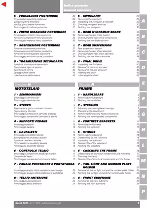 Ducati Sport 1000 M.Y. 2006 - Comprehensive Service Manual and Guide Preview image 5