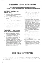 Elna 744 Overlock Machine Instruction Manual (P/N 396162-42) – preview page 2