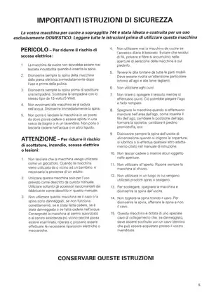 Elna 744 Overlock Machine Instruction Manual - Comprehensive Guide for Seamstresses Preview image 5