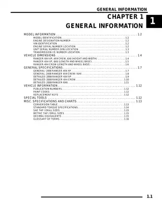 2008 Polaris Ranger 700 XP Crew service manual Preview image 5